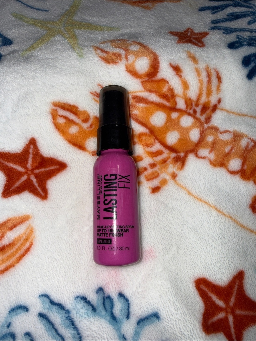 Maybelline Lasting Fix Makeup Setting Spray - Fuchsia Pink Bottle